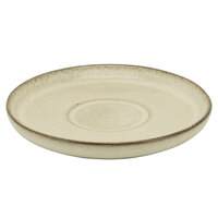 10 Strawberry Street FRZ-9S-BG Firenza 5" Beige Porcelain Saucer - 24/Case