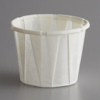 Genpak F050 Harvest Paper .5 oz. Souffle / Portion Cup - 5,000/Case