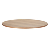 Bon Chef 50430-R-OAK Flex-X 30" Oak Round Dining Height Table Top