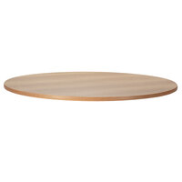 Bon Chef 50410-1-R-OAK Flex-X 36" Oak Round Counter / Bar Height Table Top