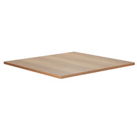 Bon Chef 50430-S-OAK Flex-X 30" x 30" Oak Square Dining Height Table Top