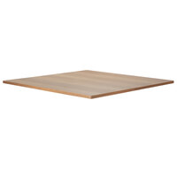 Bon Chef 50410-1-S-OAK Flex-X 36" x 36" Oak Square Counter / Bar Height Table Top
