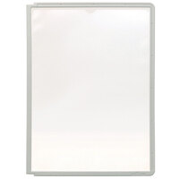 Durable 566610 Gray Letter Sized Panels for SHERPA and VARIO Reference Systems - 5/Pack