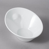 10 Strawberry Street WTR-8PNCHBWL Whittier 12 oz. White Porcelain Pinch Bowl - 24/Case