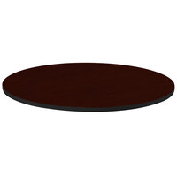 Correll Round Mahogany Finish High Pressure Bar & Cafe Table Top