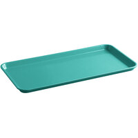 Cambro 918MT140 9" x 18" Green Fiberglass Market Tray