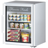 Turbo Air TGF-5SDW-N Super Deluxe White Countertop Display Freezer with Swing Door