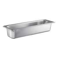 Vollrath 30542 Super Pan V® 1/2 Size Long 4" Deep Anti-Jam Stainless Steel Steam Table / Hotel Pan - 22 Gauge