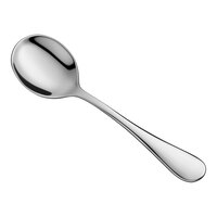 Acopa Vernon 6 1/16" 18/0 Stainless Steel Heavy Weight Bouillon Spoon - 12/Case
