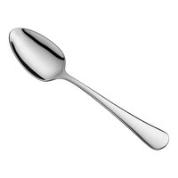 Acopa Vernon 7 7/16" 18/0 Stainless Steel Heavy Weight Oval Bowl Dinner / Dessert Spoon - 12/Case