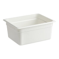 Cambro 26CW148 Camwear 1/2 Size White Polycarbonate Food Pan - 6" Deep