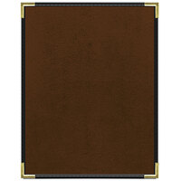 H. Risch, Inc. TAM-PKT-1V Tamarac 8 1/2" x 11" Customizable 1 View Menu Cover