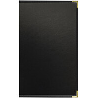 H. Risch, Inc. OM-PKT-4V Oakmont 8 1/2" x 14" Customizable 4 View Menu Cover