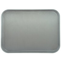 Dinex DX1089M23 15" x 20" Glasteel Gray Fiberglass Tray - 12/Case