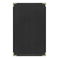 H. Risch, Inc. TAM-PKT-1V Tamarac 8 1/2" x 14" Customizable 1 View Menu Cover