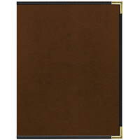 H. Risch, Inc. TAM-PKT-2V Tamarac 8 1/2" x 11" Customizable 2 View Menu Cover