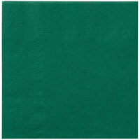 Hoffmaster Hunter Green Beverage / Cocktail Napkin - 1000/Case