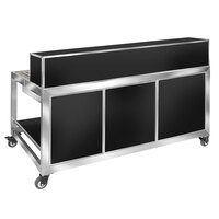 Eastern Tabletop HB6520B Hub Buffet 9-Piece Black Foldaway Bar