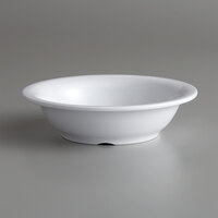 American Metalcraft DBN16WH Jane Collection 16 oz. White Round Narrow Rim Melamine Bowl