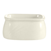 CAC GAD-HSP Garden State 3 3/4" Bone White Porcelain Sugar Packet Holder - 48/Case