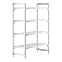 Cambro CPU214864V4480 Camshelving® Premium Shelving Unit with 4 Vented Shelves 21" x 48" x 64"