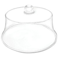 Delfin from Steelite International DFDRD136FK00 13" Clear Acrylic Flat Sample / Pastry Dome Cover