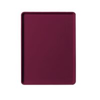 Cambro 1220D522 12" x 20" Burgundy Wine Dietary Tray - 12/Case