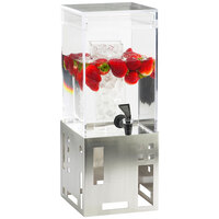 Cal-Mil 1602-1-55 1.5 Gallon Stainless Steel Beverage Dispenser with Ice Chamber