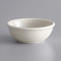 Libbey PWC-24 Princess White 10 oz. Ultima Cream White Round Rolled Edge Stoneware Oatmeal Bowl - 36/Case