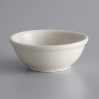 Libbey PWC-15 Princess White 12.5 oz. Ultima Cream White Round Rolled Edge Stoneware Oatmeal Bowl - 36/Case