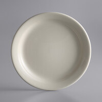 Libbey NR-7 Kingsmen White 7 1/4" Ultima Cream White Narrow Rim Round Stoneware Plate - 36/Case