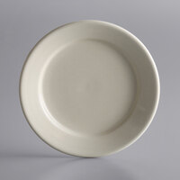 Libbey PWC-31 Princess White 6 1/4" Ultima Cream White Round Rolled Edge Stoneware Plate - 36/Case