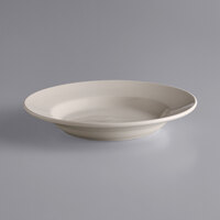 Libbey PWC-39 Princess White 20 oz. Ultima Cream White Rolled Edge Stoneware Pasta Bowl - 12/Case