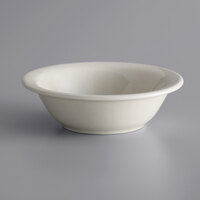 Libbey PWC-10 Princess White 13 oz. Ultima Cream White Round Rolled Edge Stoneware Bowl - 36/Case