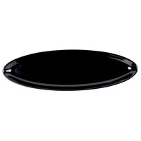 GET ML-252-BK 16" x 5" Black Siciliano Oval Platter - 12/Case