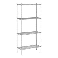 Regency Spec Line 14" x 36" x 74" NSF Stainless Steel 4-Shelf Kit