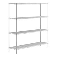 Regency Spec Line 18" x 72" x 74" NSF Stainless Steel 4-Shelf Kit