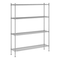 Regency Spec Line 14" x 60" x 74" NSF Stainless Steel 4-Shelf Kit