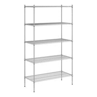 Regency 24" x 54" x 96" NSF Chrome 5-Shelf Kit