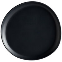 GET Enterprises CS-710-DG Riverstone 7" Dark Gray Irregular Round Matte Melamine Coupe Plate - 12/Pack