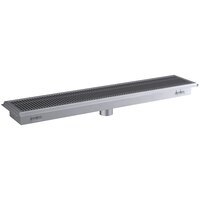 Regency 12" x 60" 14-Gauge Stainless Steel Floor Trough with Grate