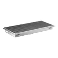 Regency FTG-2448 24" x 48" 14-Gauge Stainless Steel Floor Trough with Grate