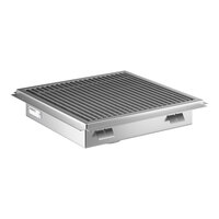 Regency FTG-2424 24" x 24" 14-Gauge Stainless Steel Floor Trough with Grate