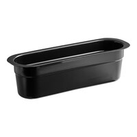 Cambro 415CBP110 Poly Cambox Black Polyethylene Cutlery Box