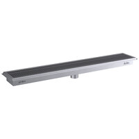 Regency 12" x 72" 14-Gauge Stainless Steel Floor Trough with Grate