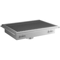 Regency 18" x 24" 14-Gauge Stainless Steel Floor Trough with Grate