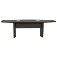 Safco ACTB8LDC Aberdeen 8' Mocha Rectangular Conference Table