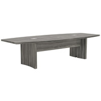 Safco ACTB10LGS Aberdeen 10' Steel Gray Rectangular Conference Table