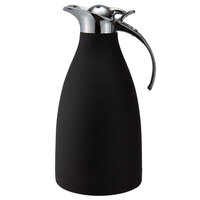 Bon Chef 4057S-NERO Roman Petite 64 oz. Nero Finish Insulated Stainless Steel Server