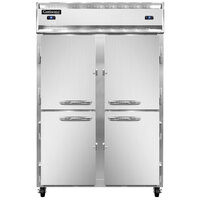 Continental Refrigerator 2RSE-N-SA-HD 36" Half Door Narrow Reach-In Refrigerator